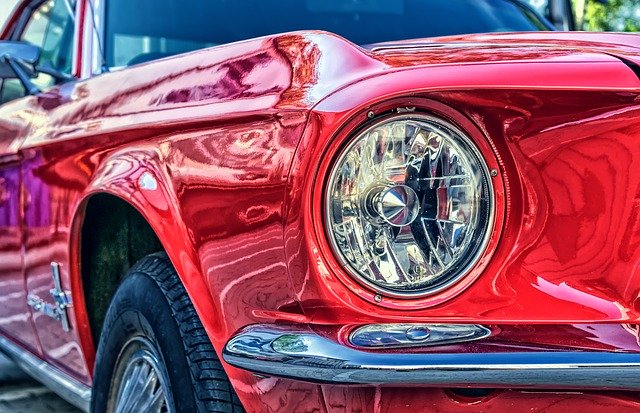 Image of a classic Mustang car