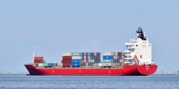 cargo ship on the water