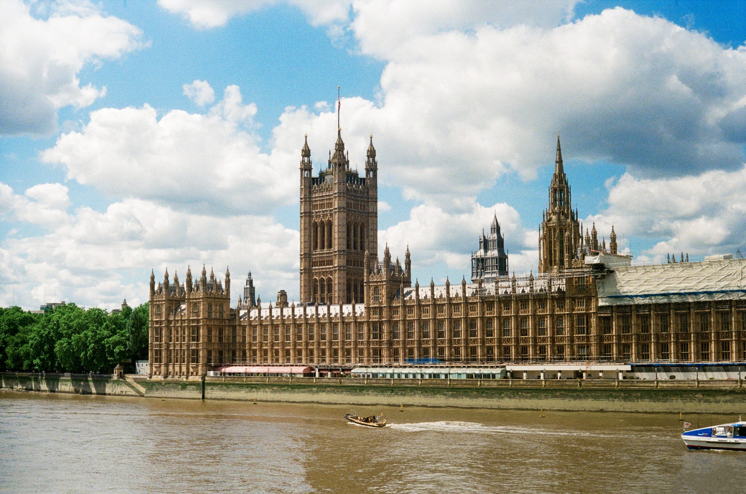 The Palace of Westminster in London, UK.