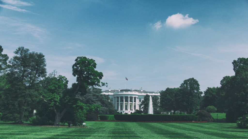 a view of the White House